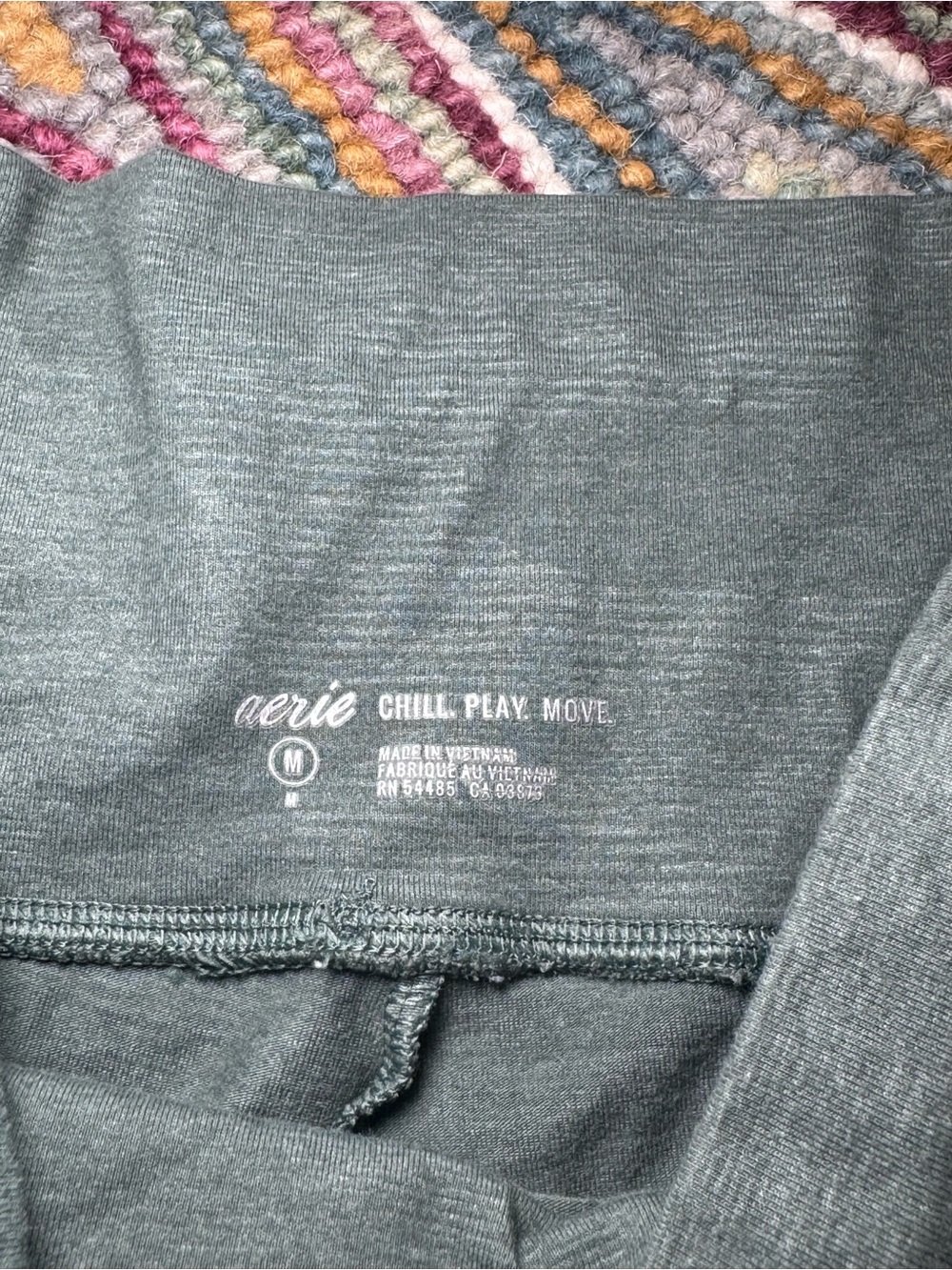 ▫️🫒 aerie High-Rise Pocketed Biker Shorts in Sage Green 🫒▫️ - Picture 5 of 6